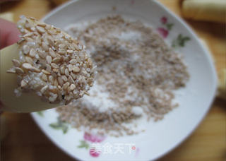 韩国蜂蜜脆底小面包的做法步骤:9