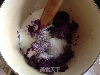 香甜紫薯派的做法步骤:2