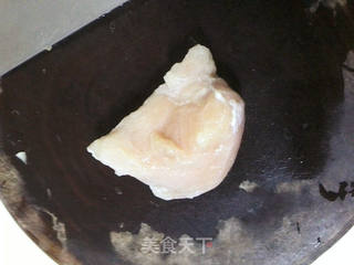 莴苣鸡丁的做法步骤:3