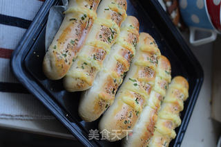 香葱芝士面包的做法步骤:9