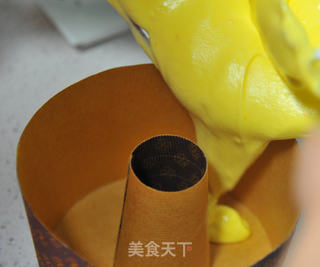 像云朵一样柔软的蛋糕【香橙乳酪烫面戚风】的做法步骤:6