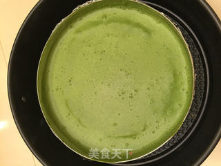 宇治抹茶慕斯蛋糕的做法步骤:15