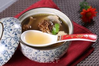 羊肚菌鸡汤—自动烹饪锅食谱的做法步骤:5