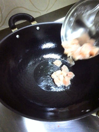 莴苣鸡丁的做法步骤:6