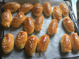 葡萄干奶油小餐包的做法步骤:17
