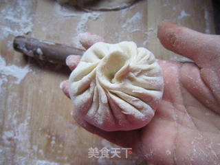 白菜馅猪肉粉条蒸大包的做法步骤:22