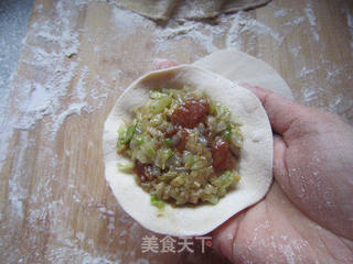 白菜馅猪肉粉条蒸大包的做法步骤:21