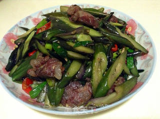 无辣不欢-----------湖南薰肠炒红菜苔的做法步骤:7