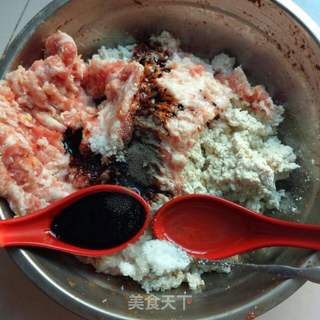 肉末加老豆腐版的肉丸子的做法步骤:4