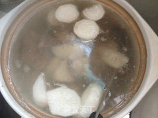 冬季养生食材多---紫皮淮山萝卜汤的做法步骤:4