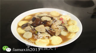 玉子豆腐烩香菇的做法步骤：8