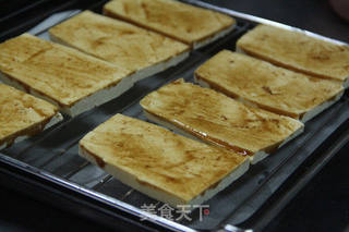 烤箱版的烤豆腐的做法步骤:3