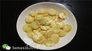 玉子豆腐烩香菇的做法步骤：4