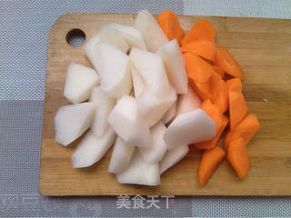 萝卜烧羊肉的做法步骤:3