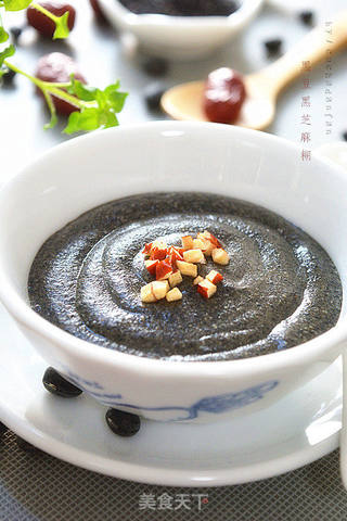 黑豆黑芝麻糊的做法步骤:12