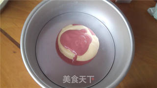 红丝绒戚风蛋糕的做法步骤:11