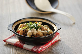 鸡肉口蘑豆腐的做法步骤:10