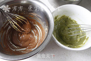 斑马纹戚风的做法步骤:5