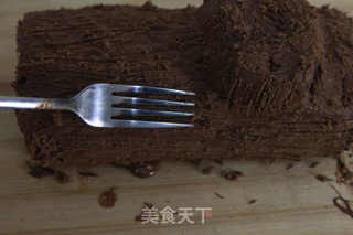 【番茄配方】树根蛋糕——给新年加点甜蜜味道的做法步骤:15