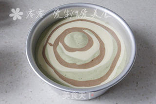 斑马纹戚风的做法步骤:11