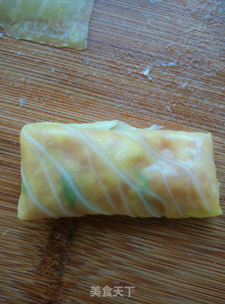 马蹄包菜卷的做法步骤：6