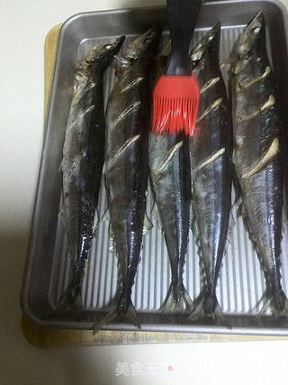 时蔬盐烤秋刀鱼的做法步骤:9