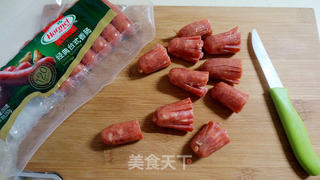 【荷美尔18般美味,“宴”惊四座】富贵花开--台式香肠的做法步骤:6
