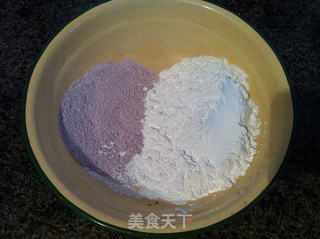 核桃芝麻紫薯汤圆的做法步骤:7