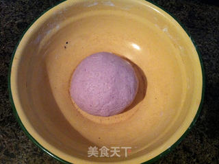 核桃芝麻紫薯汤圆的做法步骤:8