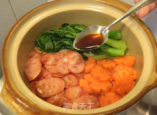 【荷美尔18般美味,“宴”惊四座】煲仔饭的做法步骤:9