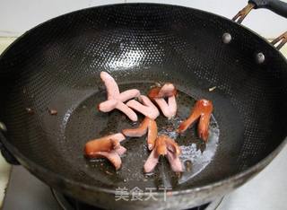 【荷美尔18般美味,“宴”惊四座】QQ肠炒青菜油条的做法步骤:5