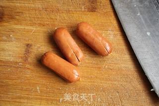 【荷美尔18般美味,“宴”惊四座】QQ肠炒青菜油条的做法步骤:3