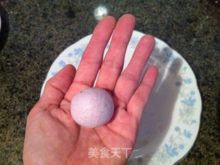 核桃芝麻紫薯汤圆的做法步骤:10