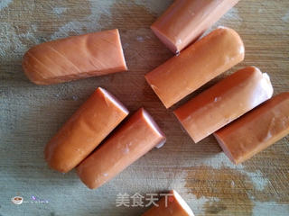 【荷美尔18般美味，“宴”惊四座】香煎脆皮肠的做法步骤：3