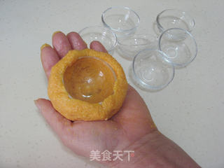 南瓜玉米面窝头什锦盅的做法步骤:5