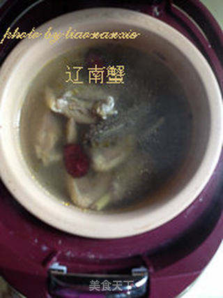土鸡海参汤的做法步骤:5