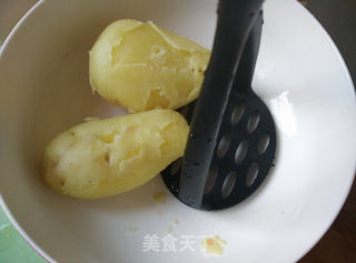奶香土豆泥的做法步骤:4
