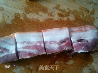 【荷美尔18般美味,“宴”惊四座】盐菜蒸培根的做法步骤:2
