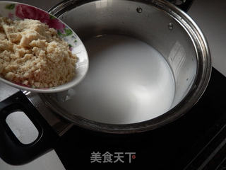 南瓜杏仁露的做法步骤:5