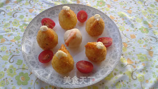 【丘比系列产品试验报告】之一~~~土豆山药球的做法步骤:13