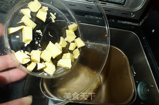 千层蔓越莓干吐司的做法步骤:5