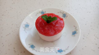 凌寒独放,幽香迷人——梅香草莓慕斯的做法步骤:25