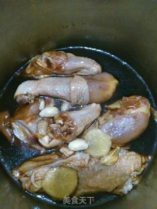 高压锅烤鸡腿的做法步骤:3