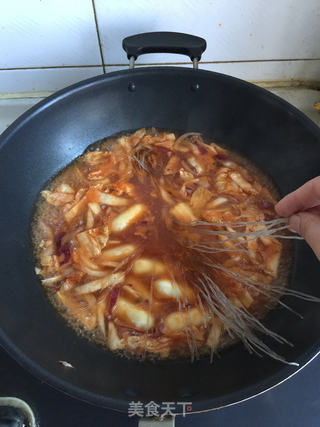 韩式牛肉卷年糕料理的做法步骤:11