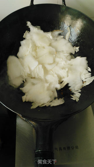 醋溜白菜的做法步骤:4