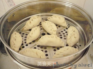 茄子青椒包的做法步骤:14
