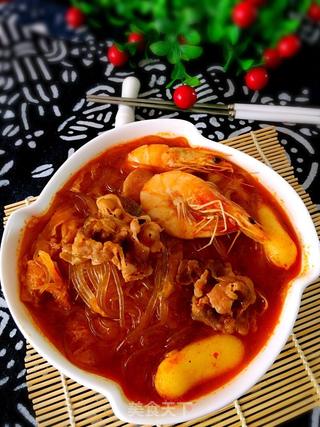 韩式牛肉卷年糕料理的做法步骤:13