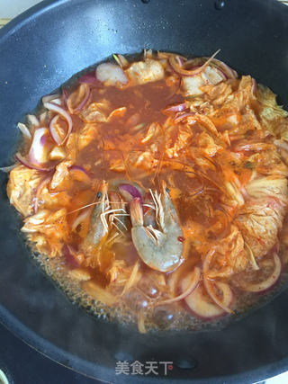 韩式牛肉卷年糕料理的做法步骤:9