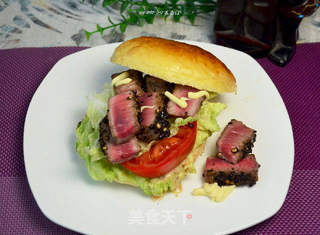 千岛牛肉汉堡的做法步骤:13