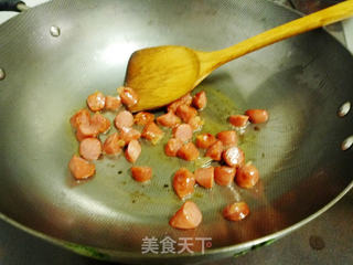 【荷美尔18般美味，“宴”惊四座】香肠菜饭的做法步骤：10